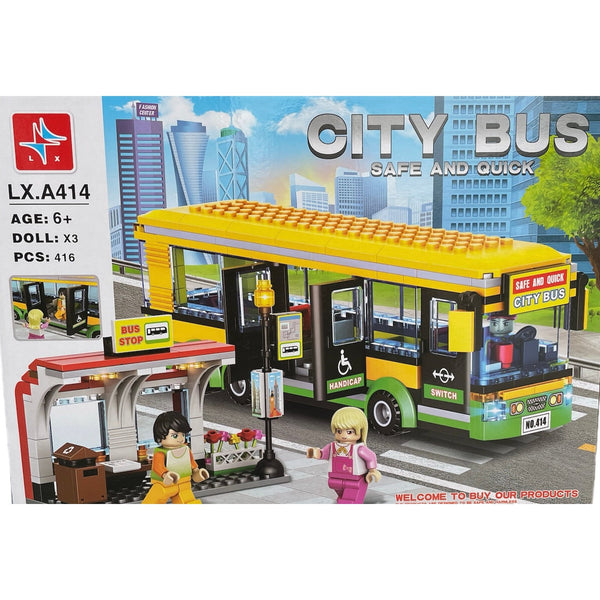 City Bus LXA414 Block Set  Fun Toy For Kids - kidzbuzzz