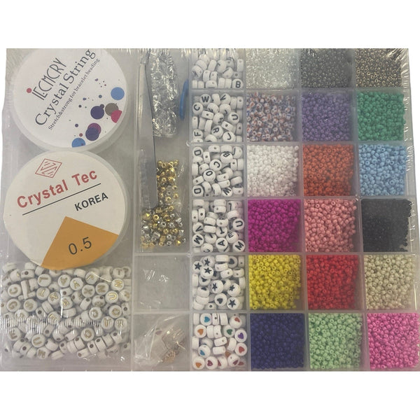 12900 Pcs Small Glass Seed Beads - kidzbuzzz