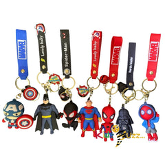 Marvel Key Keyring Key-chain Spider-man 3D Spider-Man-5 Various colors - kidzbuzzz
