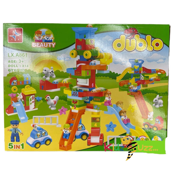 Dublo 5 In 1 Beauty Legos Block Toy Set For Kids