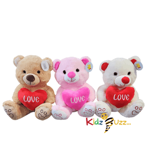 45CM  Super Soft Teddy bear With Red Heart Best Gift Hamper For Xmas, New Year