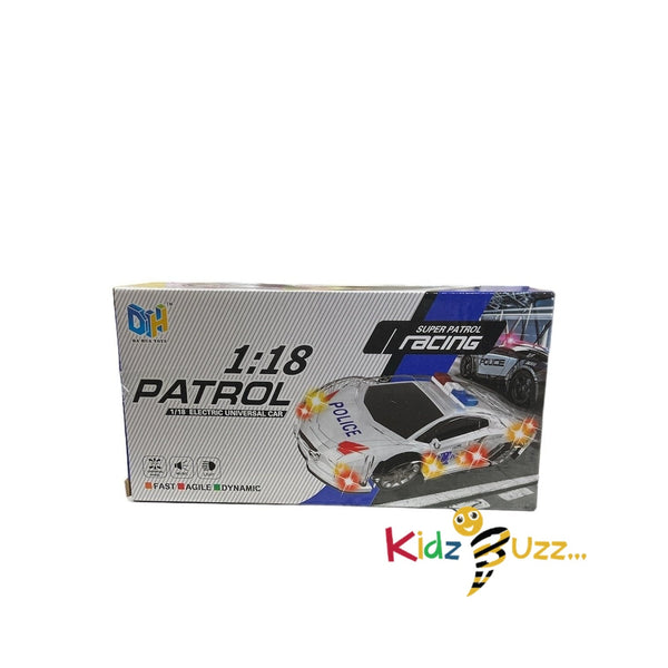 1:18 Patrol Police Car Toy For Kids