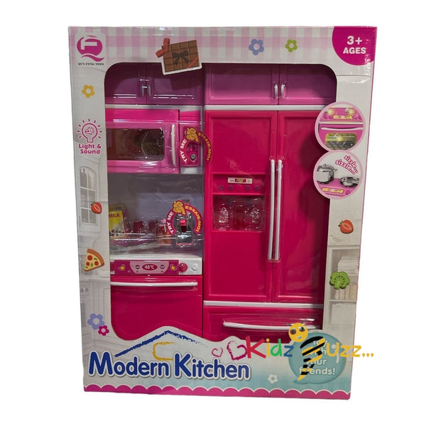 Modern Kitchen Play Set For kids- Pretend Play