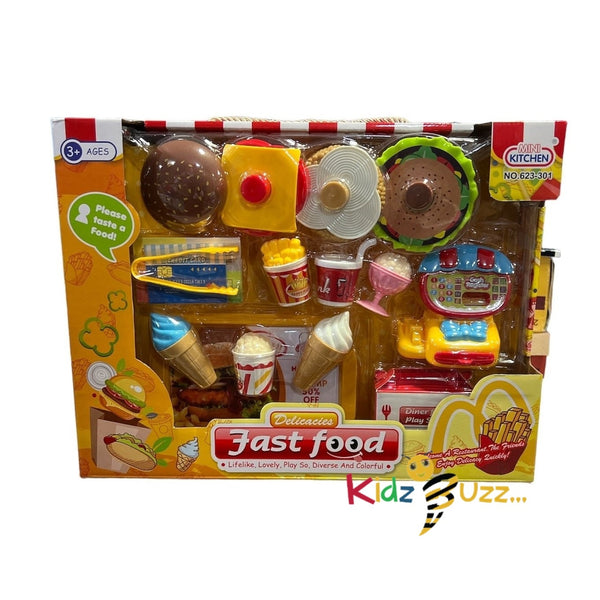 FastFood Play Set Toy For Kids