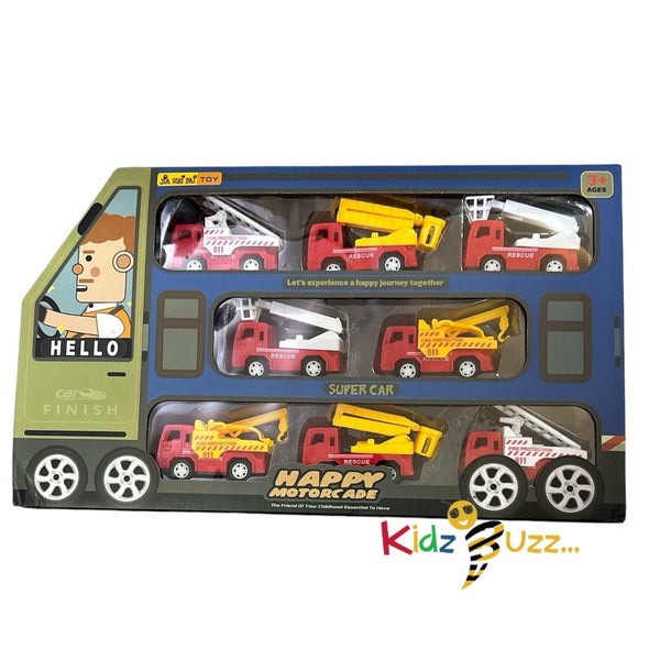 Happy Motorcade Fire Truck Set Toy