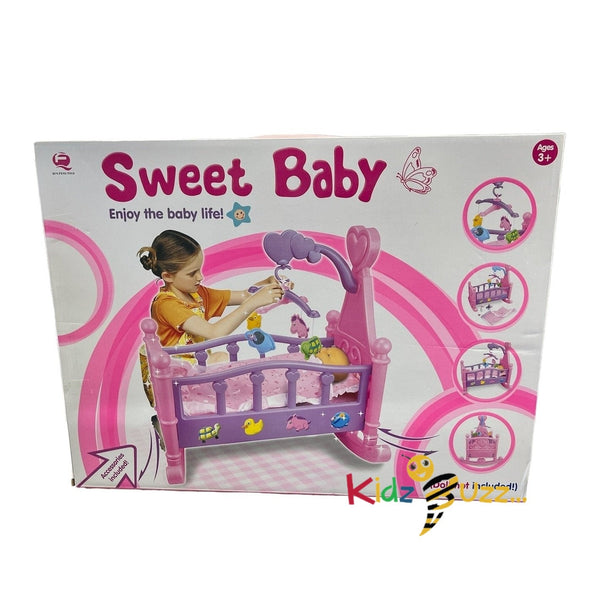Sweet Baby Cot Set For Kids- Pretend Play Set For Kids