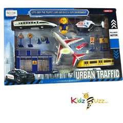 Urban Traffic Play Set Toy For Kids