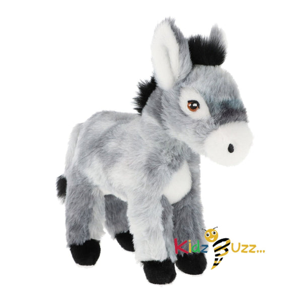 20cm Keeleco Donkey Soft Toy 100% Recycled Plush Eco Soft Toy
