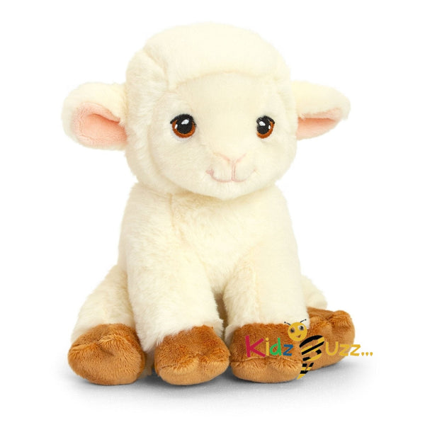 19cm Keeleco Sheep Soft Toy 100% Recycled Plush Eco Soft Toy