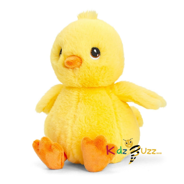 18cm Keeleco Chick Soft Toy 100% Recycled Plush Eco Soft Toy