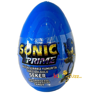 SONIC Surprise Big Egg Candy - Gum Center Filled With Candy (Pack of 6)