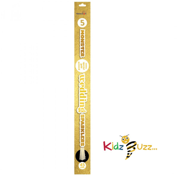 45cm Monster Wedding Sparkles 5pk Pack Of 6