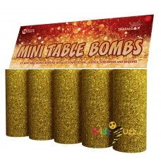 Mini Table Bombs Glitter pack of 5