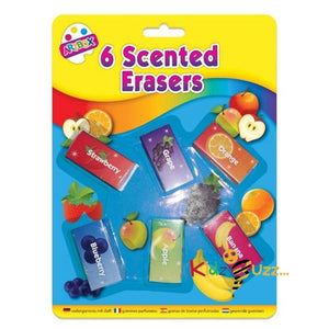 2 x Party Favours Scented Novelty Eraser 6Pcs