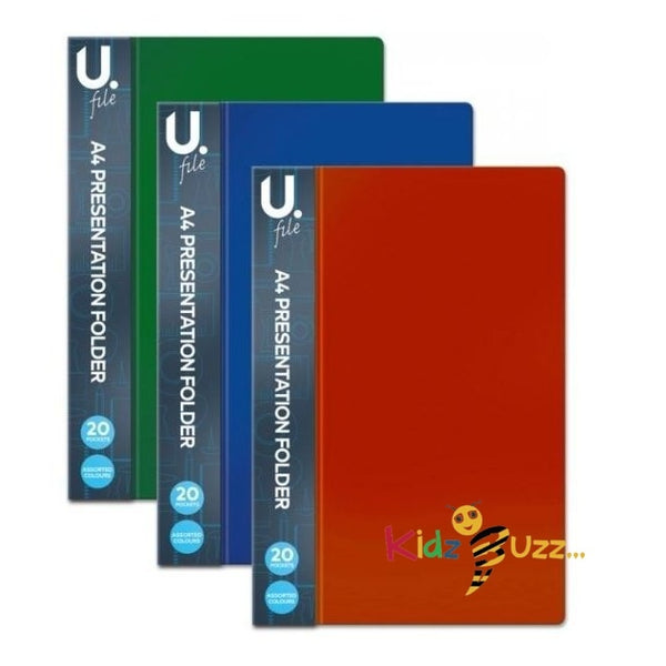 A4 Presentation Folder Assorted Colours