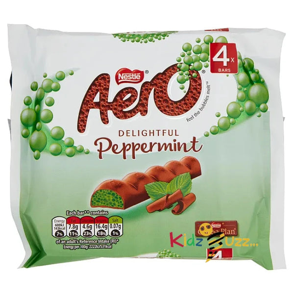 Aero Peppermint Multipack Bundle -X 4 Peppermint Multipacks 4x27g Bars In Each Pack