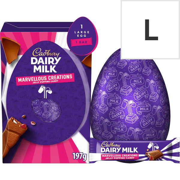 Cadbury Dairy Milk Marvellous Creations Shell Egg 197g (3 Pack)