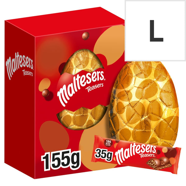 Maltesers Teasers Milk Chocolate Easter Egg 155g (5 Pack ) - Easter Egg