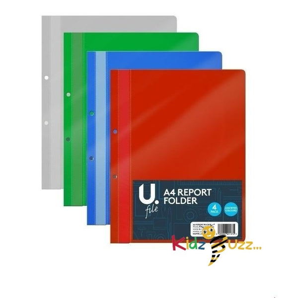 A4 Report Folder Assorted 4 colours