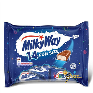 Milky Way Chocolate Fun Size Bars Multipack 14x15.5g(Pack of 2)