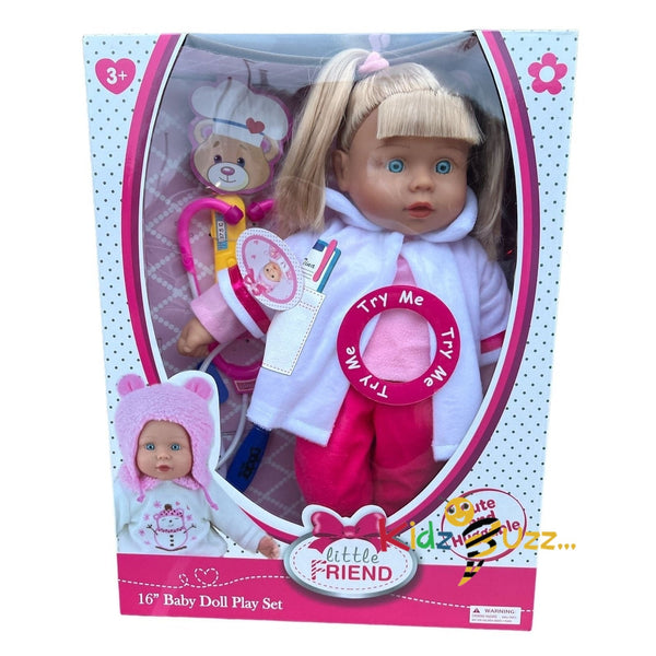 Little Friend Girl Doctor Play Set For Kids