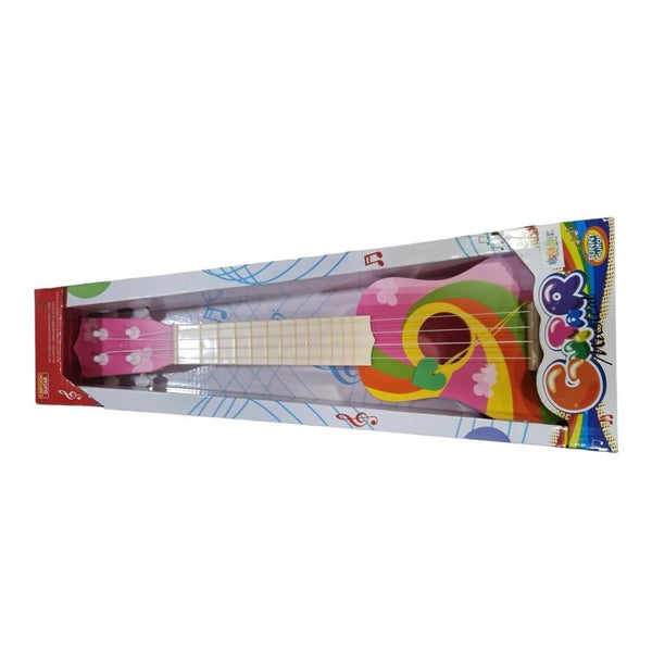 Pink Musical Guitar - kidzbuzzz