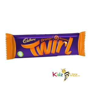 Cadbury Twirl  Orange Chocolate Bar Box of 48 Bars.