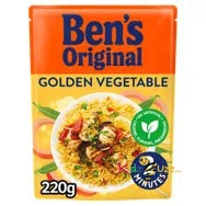 Ben's Original Golden Vegetable Microwave Rice (Pack Of 12)