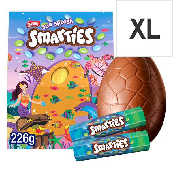 Smarties Sea Splash Chocolate Easter Egg 226G (Pack Of 2)