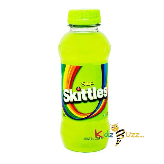 Skittles Sour 414ml Drink -Taste Of Sour Skittles Perfect For Any Occassion Pack of 12