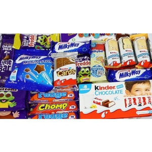 Kids Chocolate Gift Hamper With Freddo, MilkyWay, Kinder, Dairy Milk Buttons, Curly Wurly & More - Extra Large