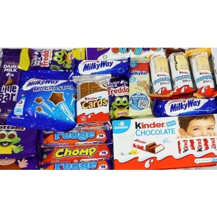 Kids Chocolate Gift Hamper With Freddo, MilkyWay, Kinder, Dairy Milk Buttons, Curly Wurly & More - Extra Large - kidzbuzzz