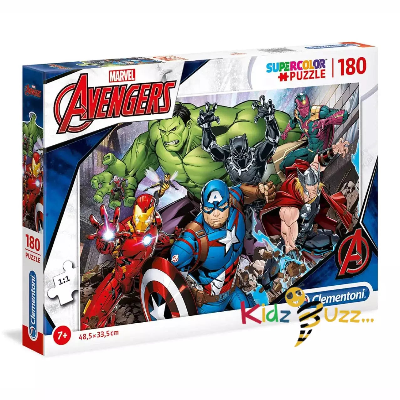 Clemontoni Avengers Puzzle Supercolor Puzzle for Children -180 Pieces