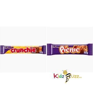 Mix 24 Chocolate Hamper Cadbury Crunchie & Picnic Chocolate (Pack Of Each 12 BAR)