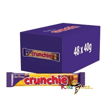Cadbury Crunchie Bars 40g x 48 Perfect for Kids Birthdays Box x 2