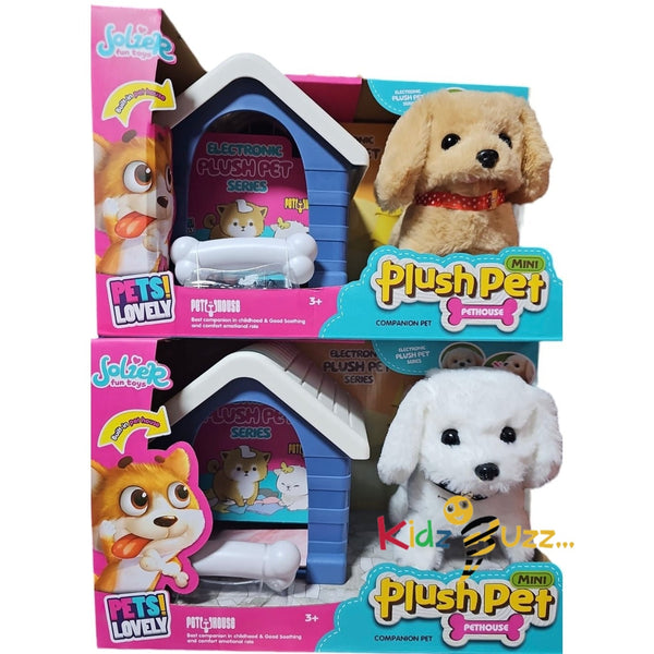 Lovely Plush Pet House Dog Toy For Kids