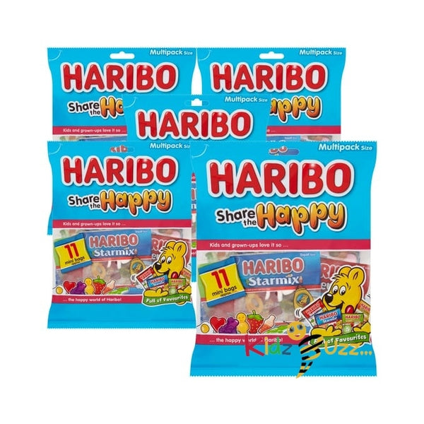 Haribo Share The Happy 11 Mini Bags 176g Pack of 5