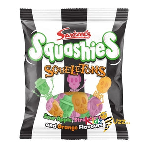 Swizzels Squashies Squeletons 120g Each (Pack Of 5)