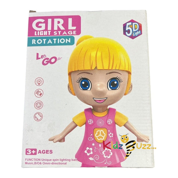 Rotating Girl toy With 5D Lighting