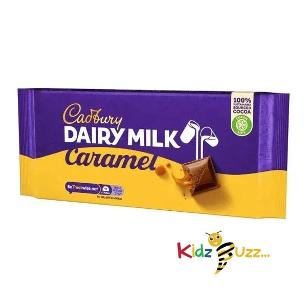 Cadbury Dairy Milk Caramel Chocolate Bar 180g x 17