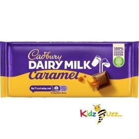 Cadbury Dairy Milk Caramel Chocolate Bar 180g x 17