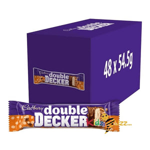 Double Decker Chocolate Bars 54.5g x 48 (Box x 2) Perfect for Birthday and Christmas