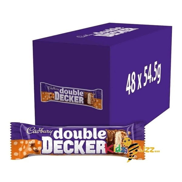 Double Decker Chocolate Bars 54.5g x 48 Box x 2 Perfect for Birthday and Christmas