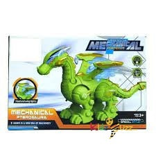 Mechanical Dinosaur Toy For Kids - Toy With Lights And Sound