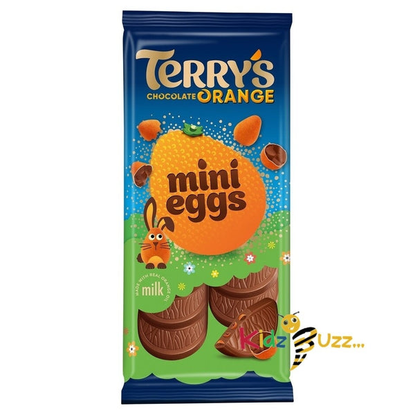 Terry's Chocolate Orange Mini Eggs Bar 90G Pack Of 6