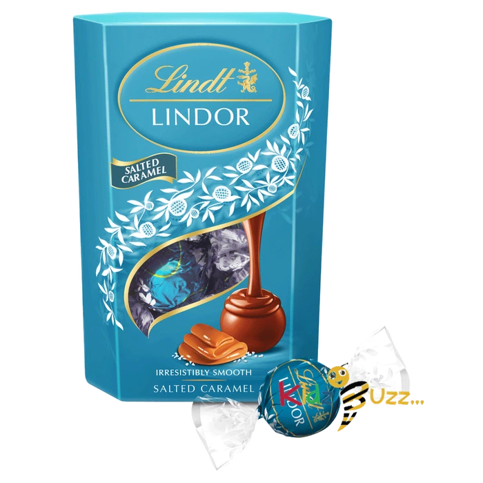 Lindt Lindor Salted Caramel Chocolate Truffles Box - Approx 16 balls, 200 g