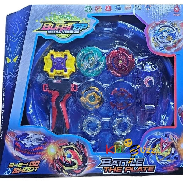 Battle Top Metal Version Set Toy Bay Blade Spinning Top Kids Gift