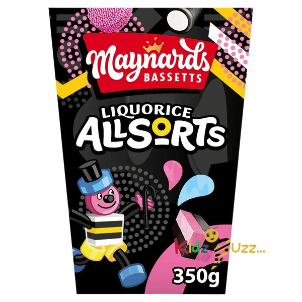 Maynards Bassetts Liquorice Allsorts Sweets Carton 350G