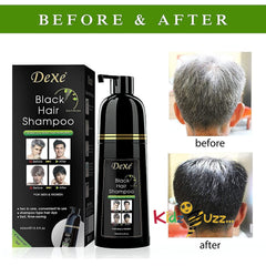 Instant Black Hair Shampoo, Hair Dye Shampoo for Men And Women, Easy to Use 3 Pack Combo