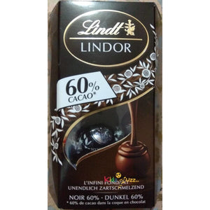 Lindt Lindor 70% Cacao Extra Dark Chocolate Truffles Box - Approx 16 balls, 200 g x 6